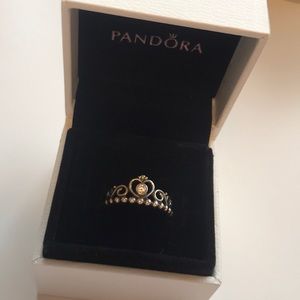 Princess Tiara Crown Pandora Ring
